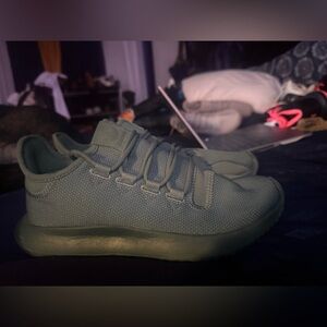 Adidas Tubulars worn once size 6.5 green